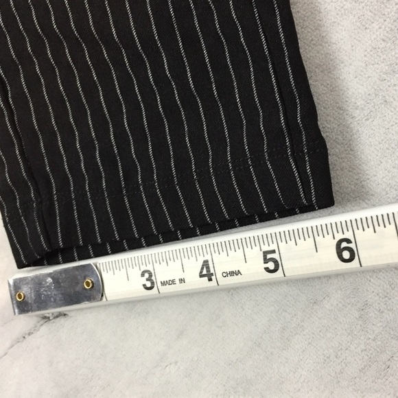 Who What Wear Pinstripe Cropped Pants Stretchy Womens Medium - Picture 9 of 10